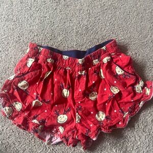Red Christmas PJ Shorts